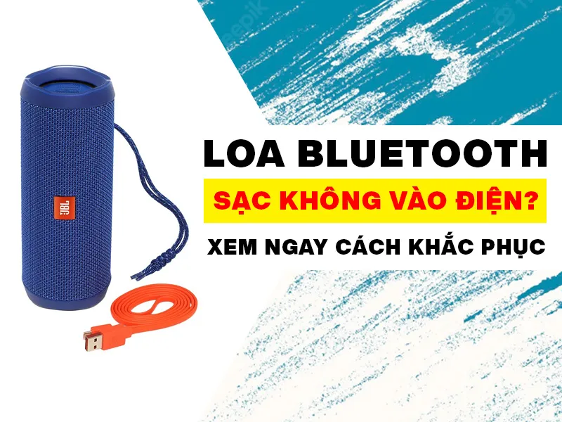 Khắc phục tình trạng loa bluetooth sạc không vào điện tại nhà