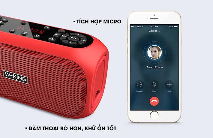 Sử dụng loa làm thiết bị đàm thoại rảnh tay cho người cao tuổi