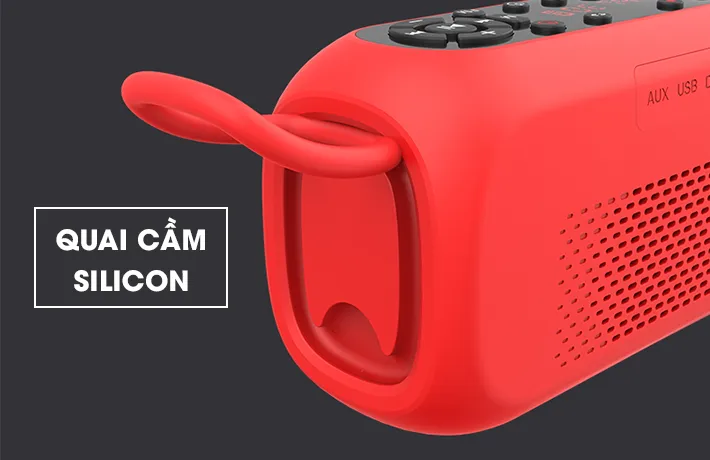 Cận cảnh quai xách silicon linh hoạt trên W-King X3