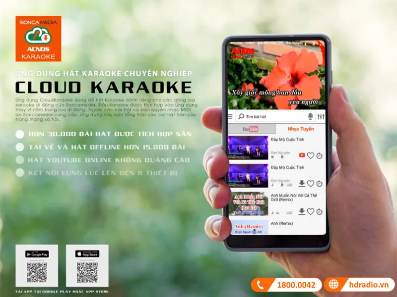 Loa kéo Acnos CB404GD