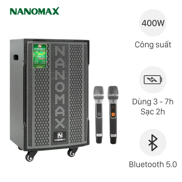 Cách sử dụng loa kẹo kéo Nanomax hiệu quả