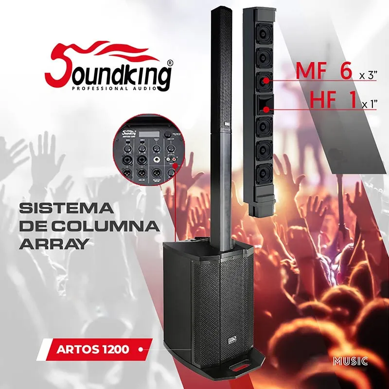 Hệ thống loa cột Soundking Artos1200 hiện đại