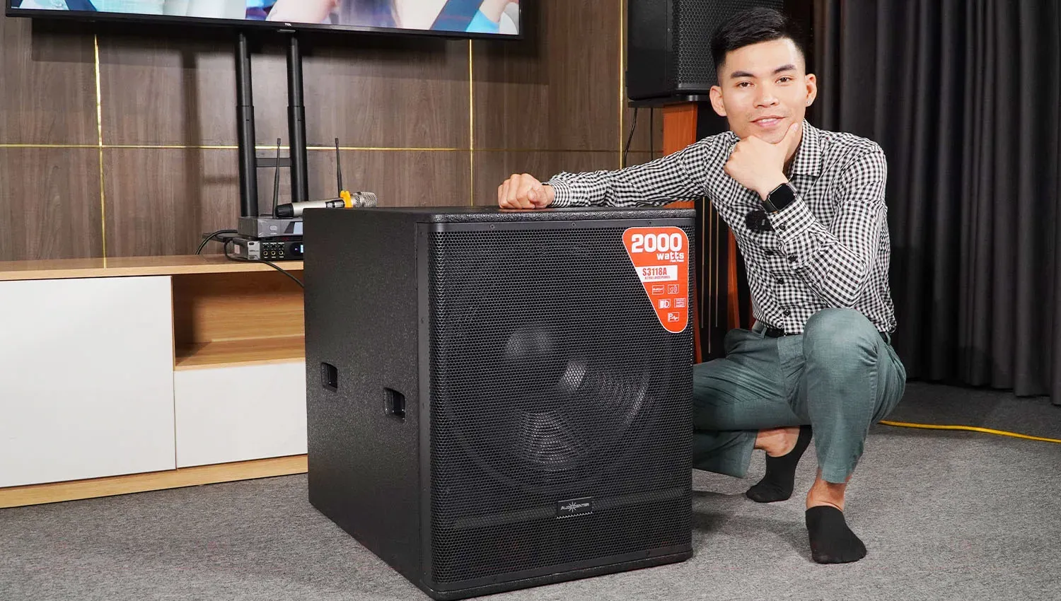 Loa sub điện Audiocenter S3118A