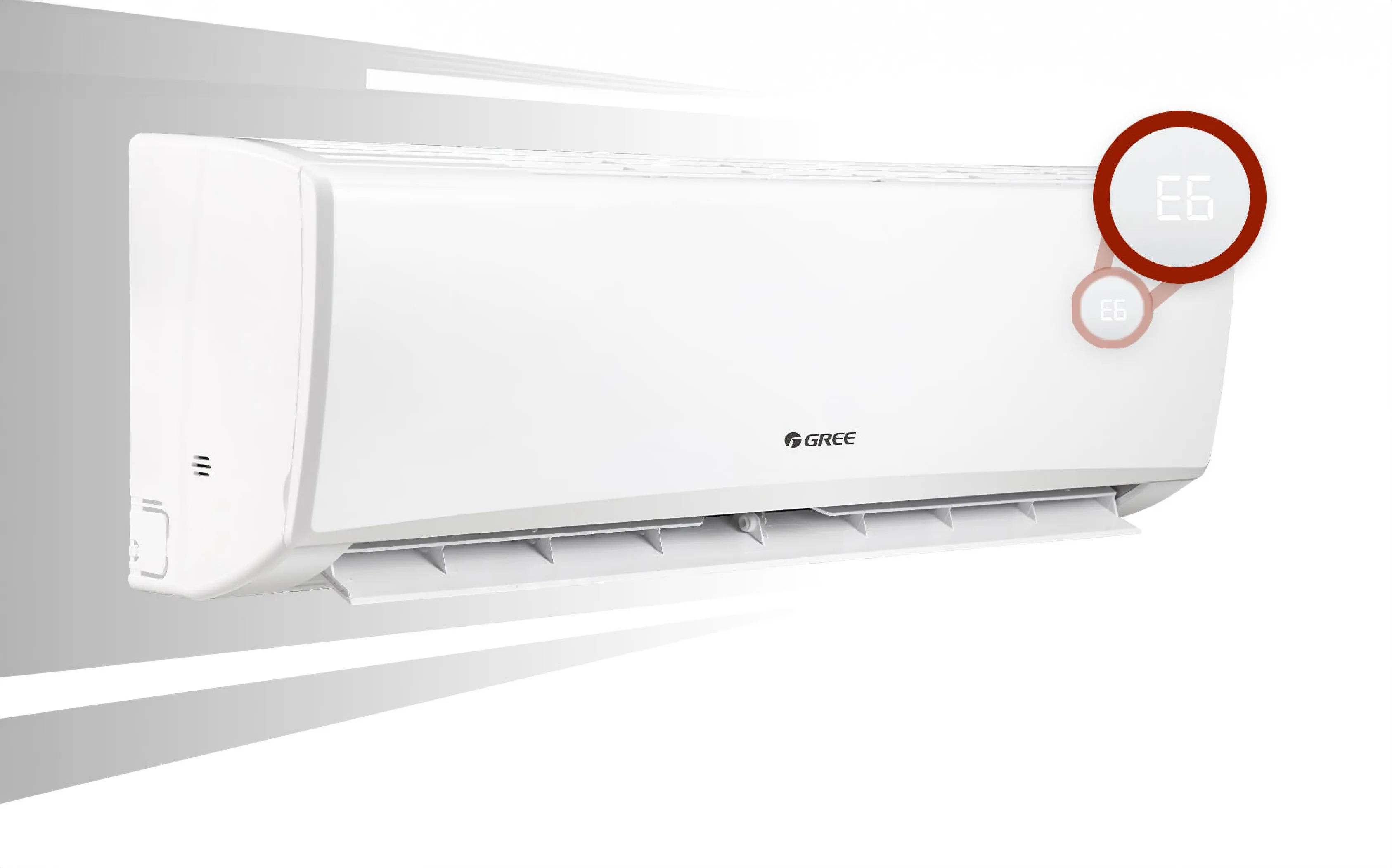 Màn hình LED hiển thị nhiệt độ trên dàn lạnh máy lạnh Gree