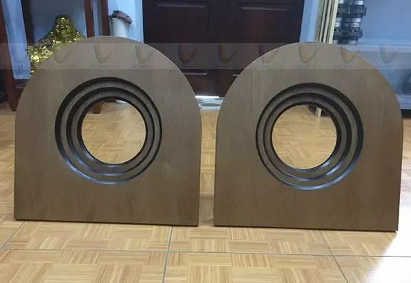 Mẫu thùng loa ván hở đẹp bass 25