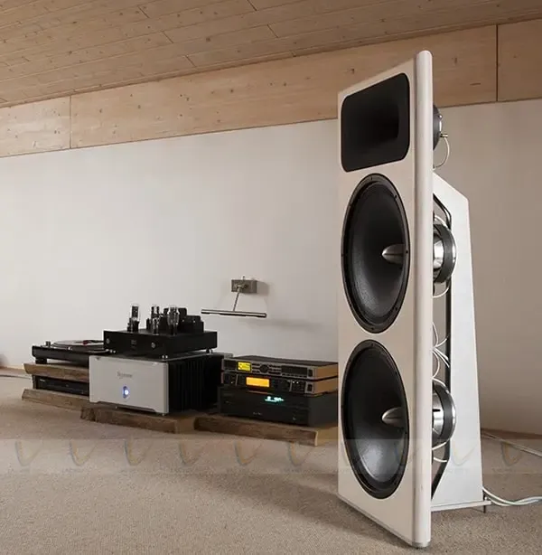 Mẫu thùng loa ván hở đẹp gỗ MDF đồ sộ