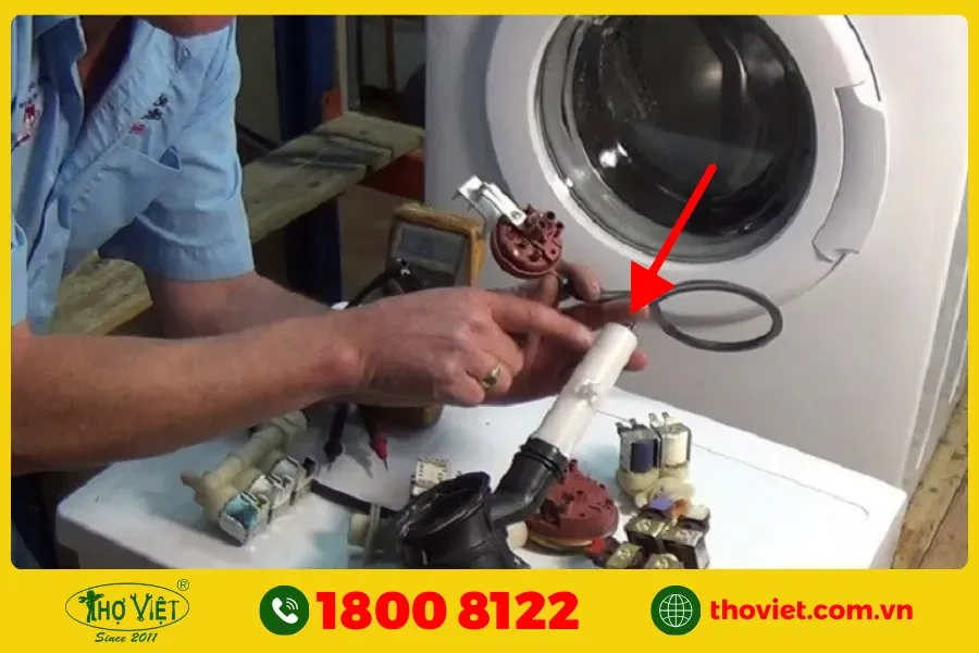 Lỗi cảm biến trên cửa máy giặt LG