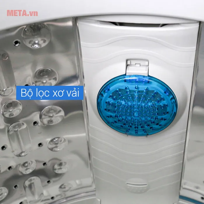 Máy giặt với bộ lọc xơ vải