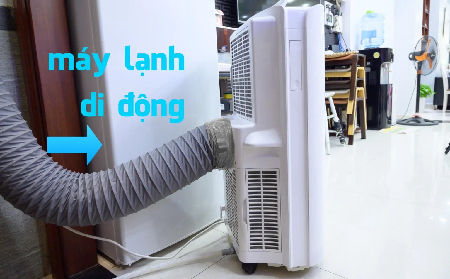 Máy lạnh di động có độ ồn cao