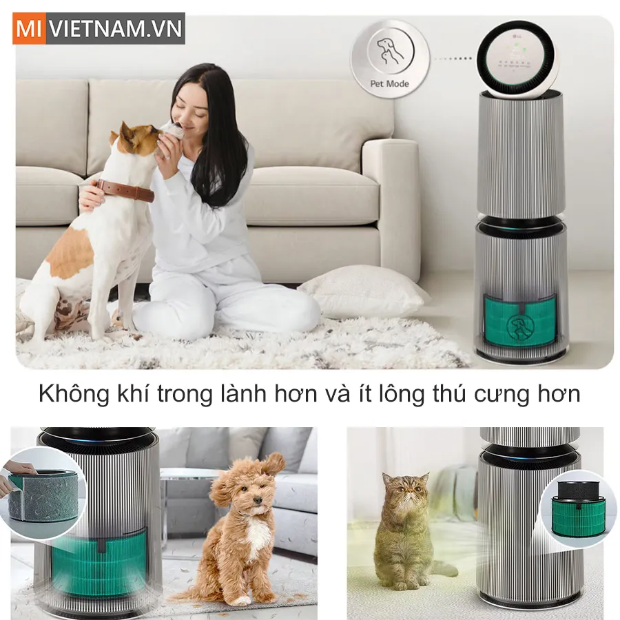 máy lọc không khí LG Puricare 360 Alpha 2 tầng