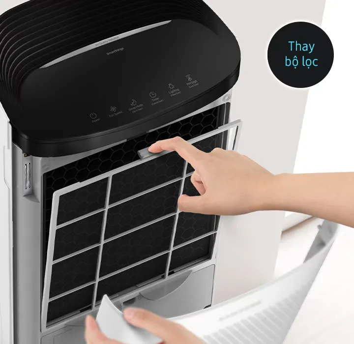 Hướng dẫn thay màng lọc máy lọc không khí Samsung AX60R5080WD/SV