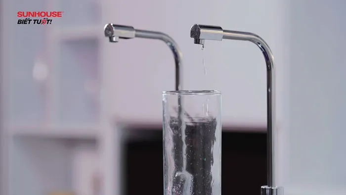 Máy lọc nước chảy yếu