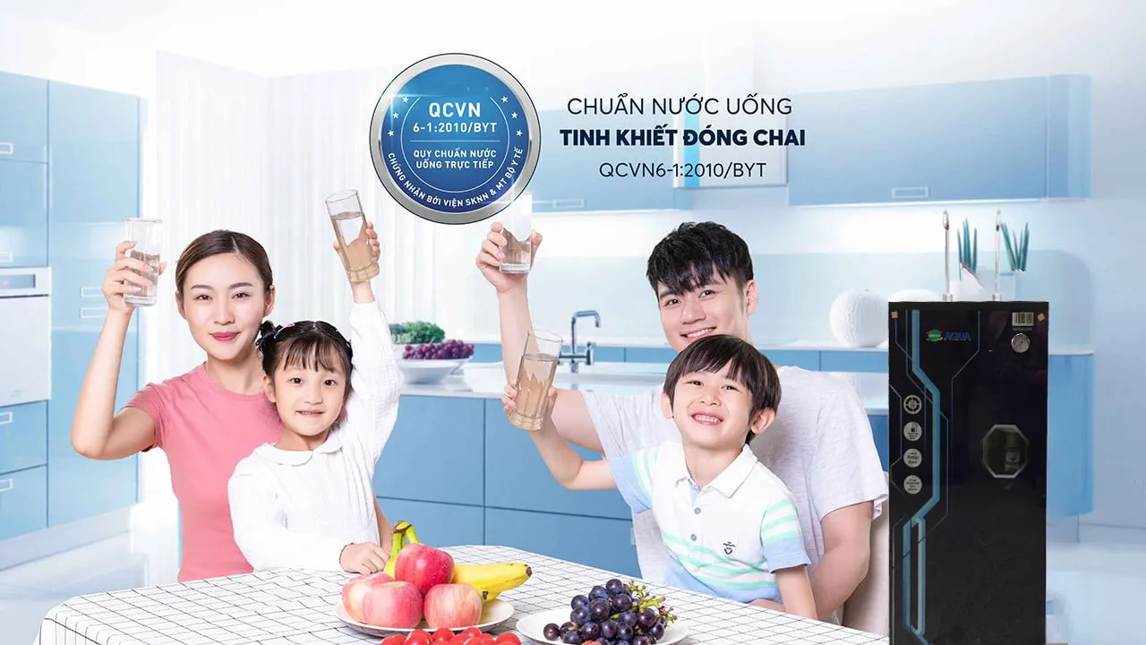 Group Aqua A168 cho nước tinh khiết đạt chuẩn