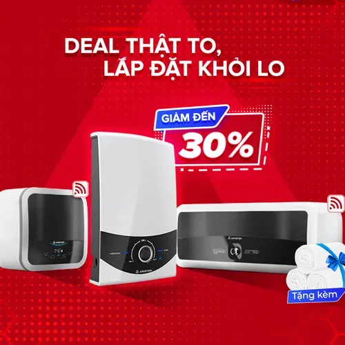 Bình nóng lạnh gián tiếp Ariston Andris2 RS 20L với lớp men Titanium+ chống ăn mòn