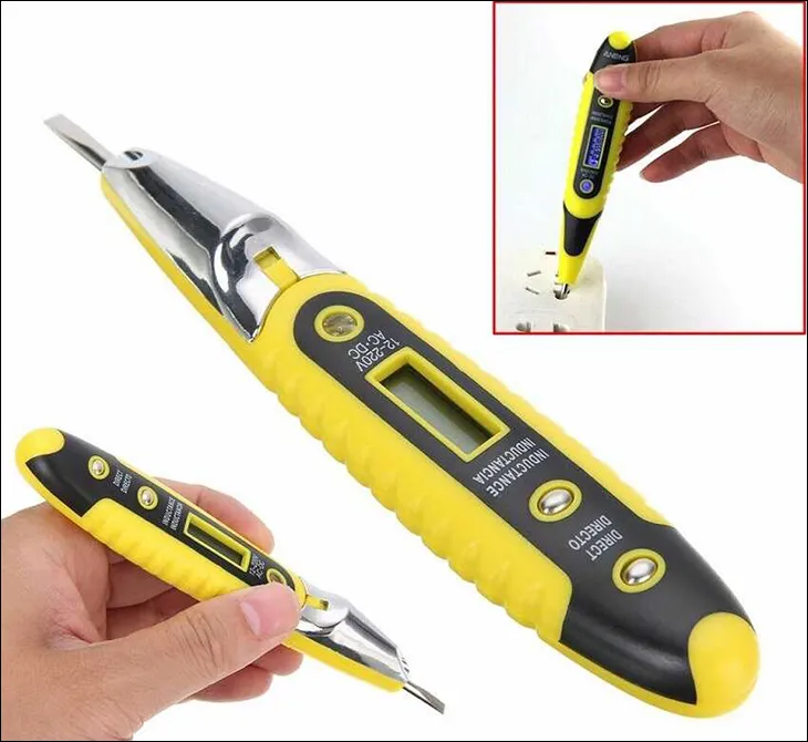 Kiểm tra máy nước nóng bằng bút thử điện