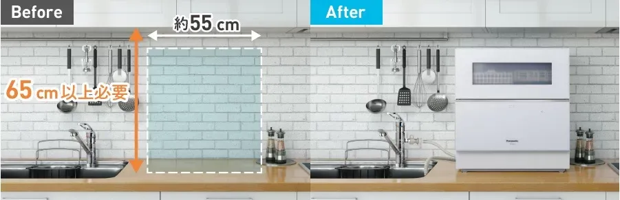 Bảng điều khiển điện tử của máy rửa bát Panasonic