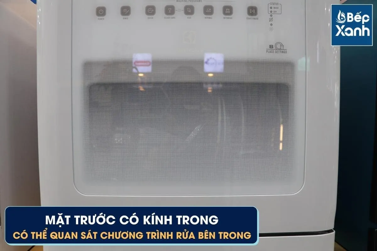 Mặt trước máy rửa chén