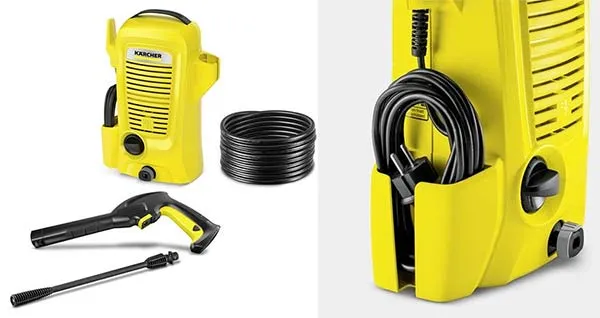 Máy rửa xe Karcher K2 Universal OJ EU với thiết kế màu vàng đặc trưng