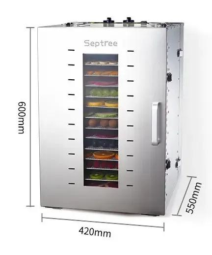 Máy sấy khô thực phẩm Septree 16 khay 6.3