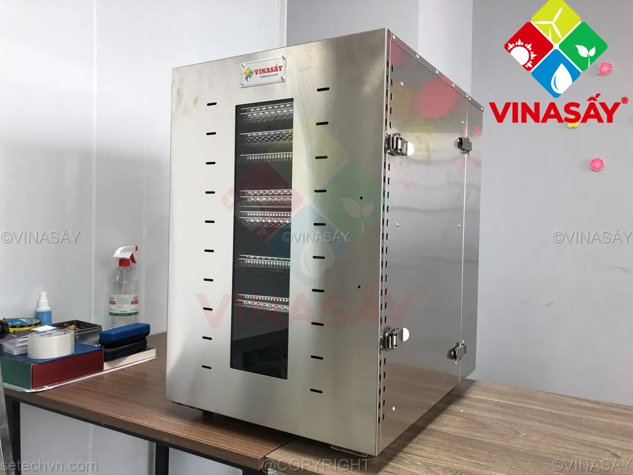 Máy sấy nhiệt 5-40 kg tươi/mẻ VINASẤY 2.1