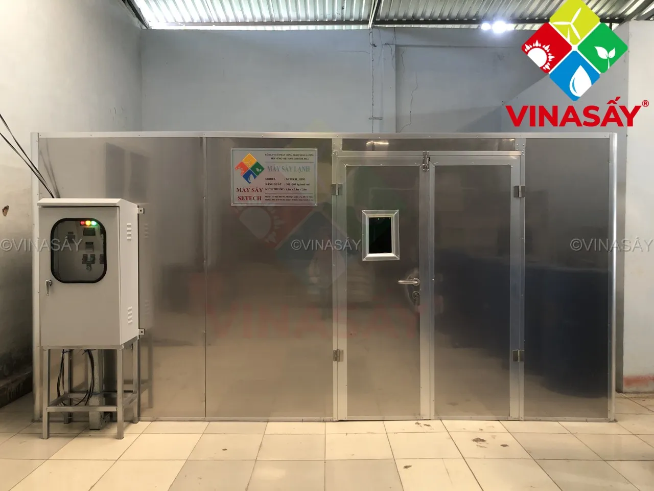 Máy sấy thực phẩm inox đảm bảo an toàn vệ sinh thực phẩm lâu dài 10.3