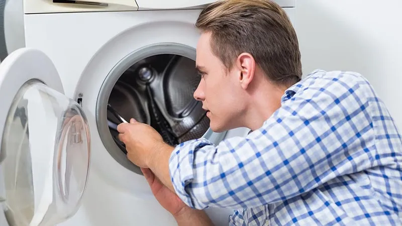 Kiểm tra lồng giặt và các bộ phận cơ khí
