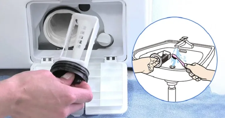 Máy giặt Toshiba nội địa báo lỗi C1 (Hình 4)