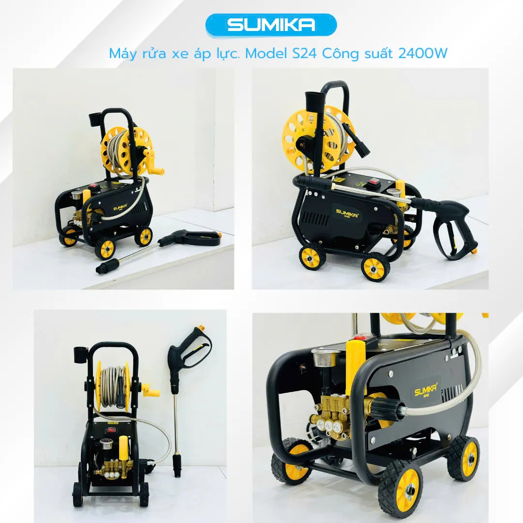 Bộ phụ kiện đi kèm máy rửa xe SUMIKA S24