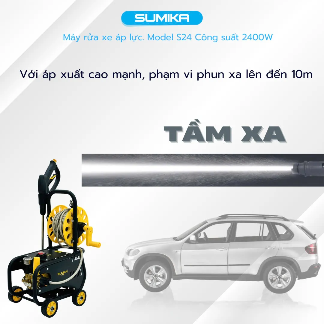 Cấu tạo bên trong máy rửa xe SUMIKA S24