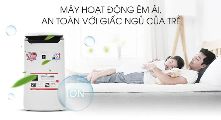 Độ ồn cực thấp là tiêu chuẩn tiên quyết cho giấc ngủ trẻ thơ