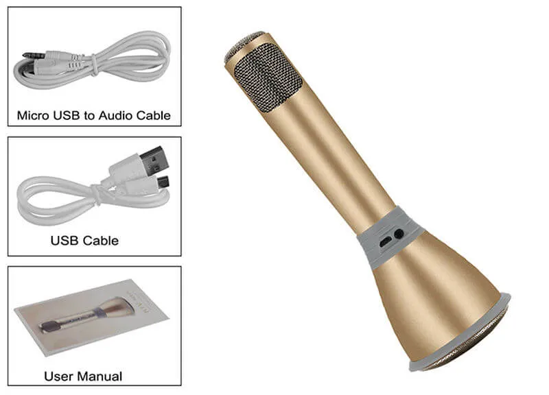 Micro karaoke kiêm loa bluetooth Tuxun K068