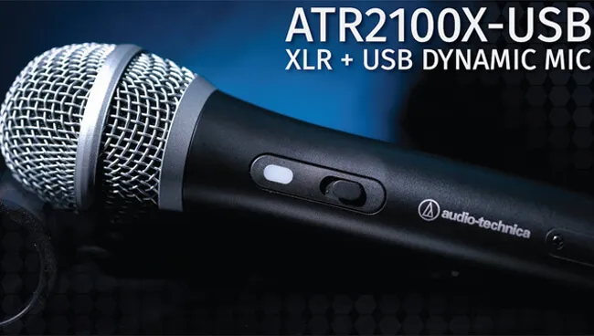 Micro thu âm Audio Technica ATR2100X-USB
