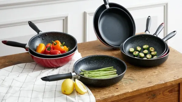 Đội ngũ kỹ thuật viên Ánh Ngân kiểm định chất lượng chảo nướng trước khi giao