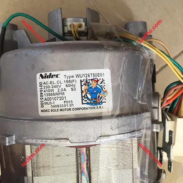 Chi tiết cấu tạo động cơ Electrolux inverter