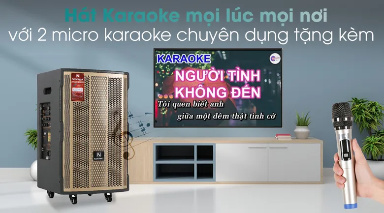 Đầu tư dàn karaoke với loa kéo giúp bạn tiết kiệm chi phí
