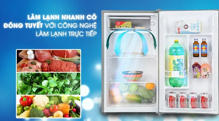 Tủ lạnh Beko với hệ thống làm lạnh trực tiếp giúp nâng cao hiệu quả bảo quản thực phẩm hàng ngày