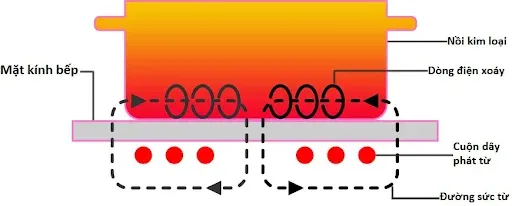 Nguyên lý hoạt động của bếp từ Faster
