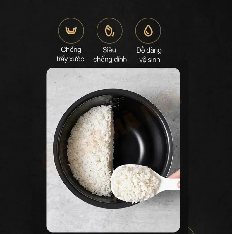 Van xả hơi thông minh giữ hương thơm tự nhiên của gạo