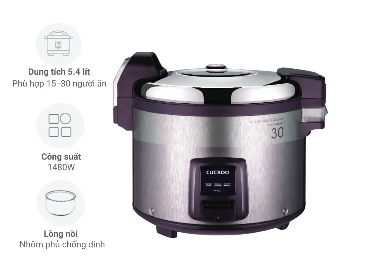 Nồi cơm điện cuckoo CR-3021/DVVNCV