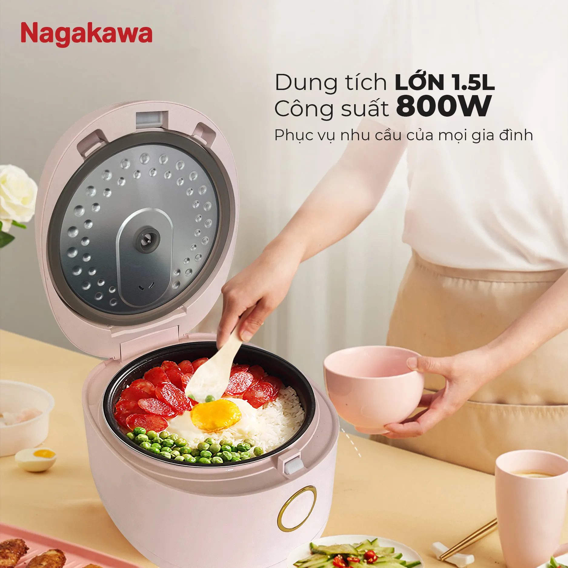 Nagakawa NAG0142 tích hợp nhiều tính năng thông minh cho người bận rộn