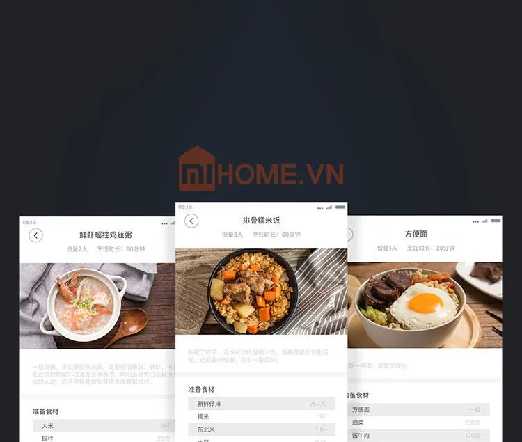 Kết nối App Mi Home trên nồi cơm Xiaomi 1.6L