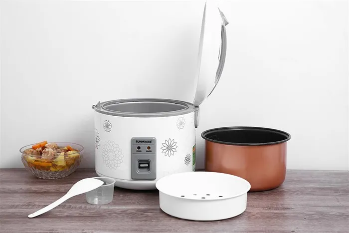 Nồi cơm Sunhouse thiết kế sang trọng