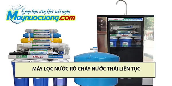 Nước thải máy lọc nước chảy liên tục - Nguyên nhân và cách xử lý