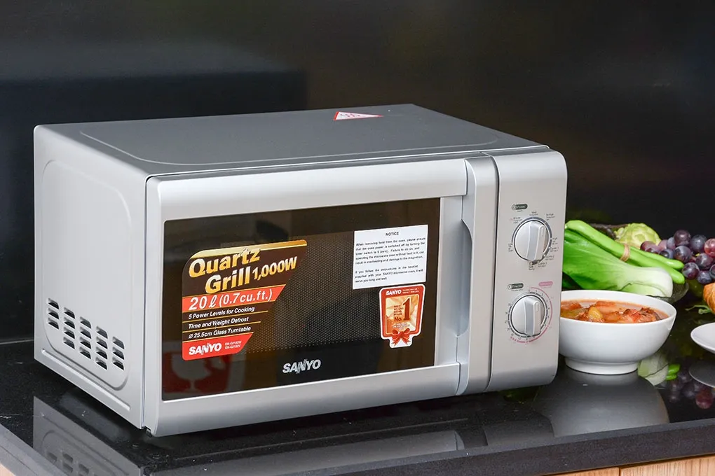 nướng thịt bằng lò vi sóng sanyo - Ảnh 1