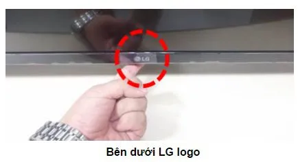 Nút nguồn tivi LG ở đâu?