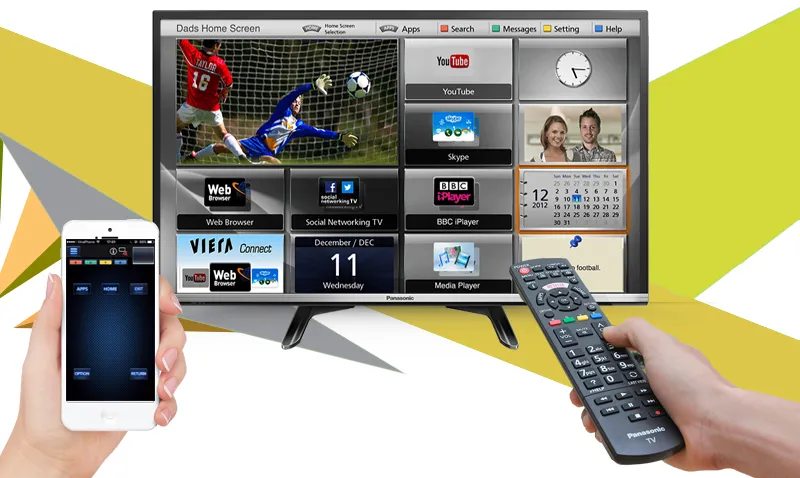 Điều khiển tivi dễ dàng thông qua ứng dụng Panasonic TV Remote 2 trên smartphone