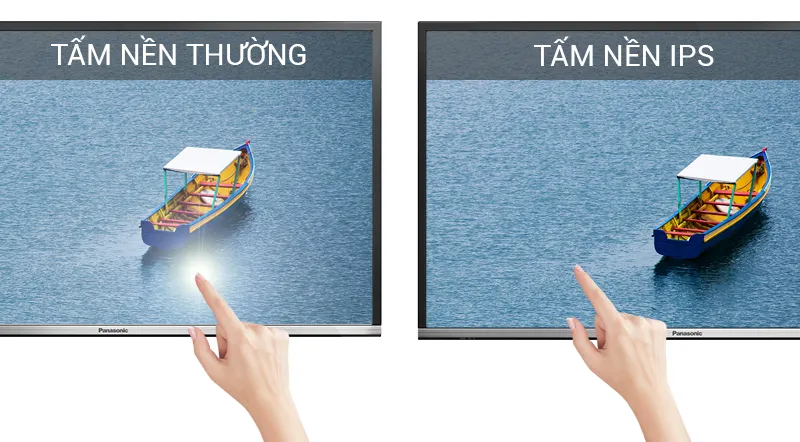 Góc nhìn rộng và màu sắc trung thực nhờ tấm nền IPS LED cao cấp