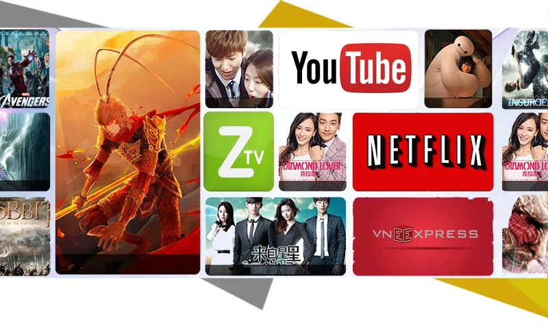 Giao diện My Home Screen trực quan dễ sử dụng cho cả người già và trẻ nhỏ