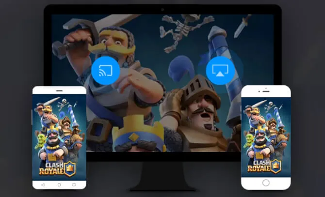 Mô tả ảnh: Biểu tượng Cast trong ứng dụng YouTube trên điện thoại