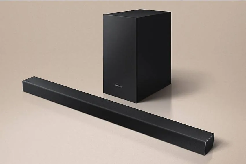 Hệ thống loa Soundbar Samsung kết nối không dây cho âm thanh vòm